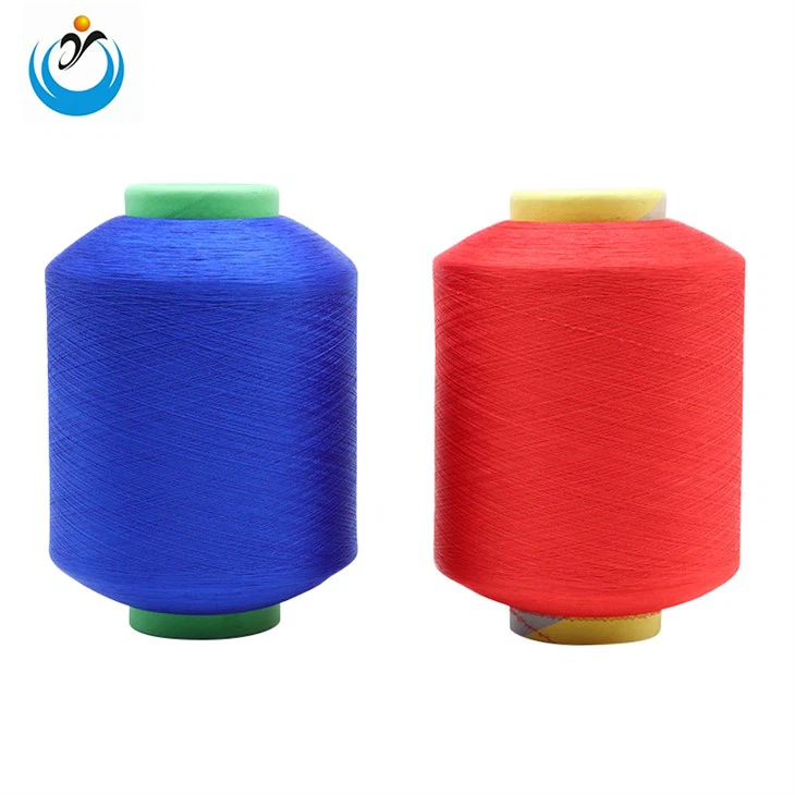 Geverfde kleurrijke spandexgarens