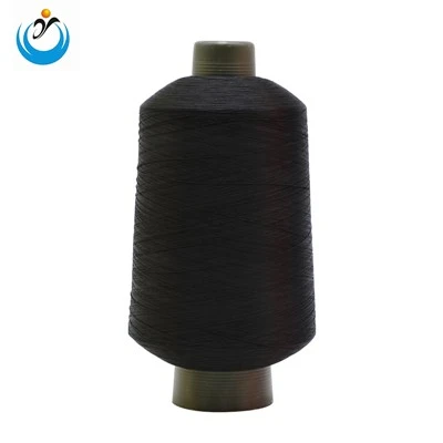 Zwart imitatie nylon garen